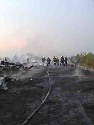 Пожар в спортна зала “Балкан”, гр. Ботевград на 09.09.2010г.
