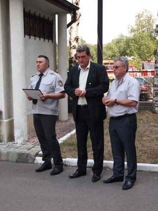 На 20.07.2015 г. огнеборците отбелязаха тържествено Илинден