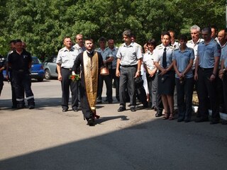 На 20.07.2015 г. огнеборците отбелязаха тържествено Илинден