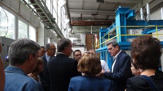 Откриване на нов хоризонтален стенд и оборудване за изпитване на строителни продукти