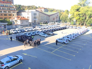 Ръководството на ОДМВР Хасково връчи 53 нови служебни автомобила