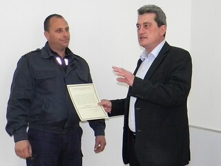 „Дълг, чест и морал са олицетворението на професията ни”- това заяви главен комисар Николов при награждаването на спасители от Регионална дирекция „Пожарна безопасност и защита на населението”-Хасково
