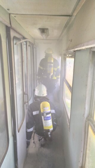 С демонстрация по гасене на горски пожар, предизвикал катастрофа между лек автомобил и влак служителите на РД ПБЗН Монтана отбелязаха професионалния си празник