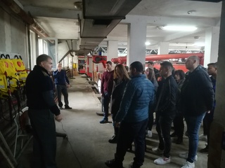 Ученици от Професионална гимназия по техника и електротехника „Христо Ботев” в гр. Монтана посетиха Областната дирекция на МВР и Регионалната дирекция на "ПБЗН" 