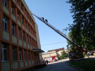 Пожаро-техническо учение в болницата в Монтана 