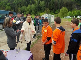 Пето ОУ ”Христо Ботев” от гр. Монтана взе купата в областния кръг на състезанието "Млад огнеборец"