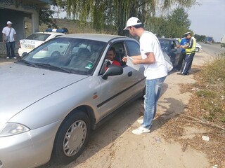13 нарушения на Закона за движение по пътищата са установени при 2-часова полицейска акция в Монтана