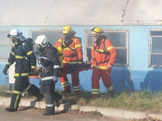 Демонстрация на пожарогасителни и спасителни дейности по повод на Международния ден на доброволеца - 5 декември