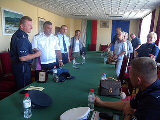 Екипите на българо-полски проект за сътрудничество между местната власт и полицията посетиха ОД МВР Монтана