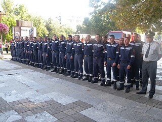  Демонстрациии, множество приветствия, подаръци и награди за професионалния празник на служителите от пожарна безопасност и защита на населението